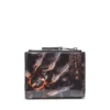 Play bi-fold zip ii Petit portefeuille en PU brillant imprimé