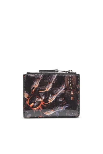 Play bi-fold zip ii Petit portefeuille en PU brillant imprimé
