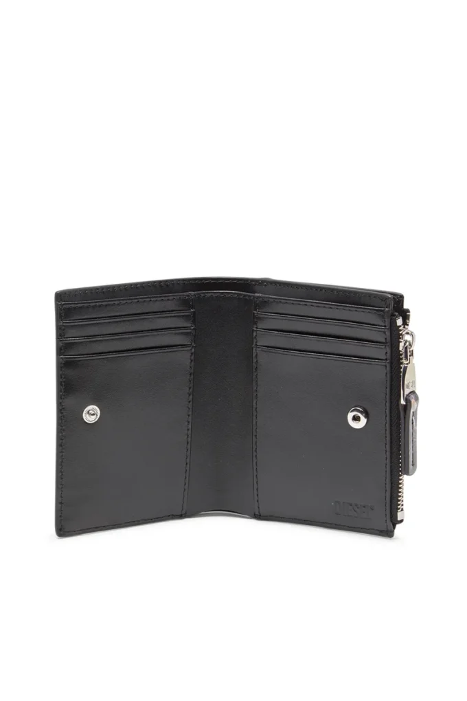 Play bi-fold zip ii Petit portefeuille en PU brillant imprimé