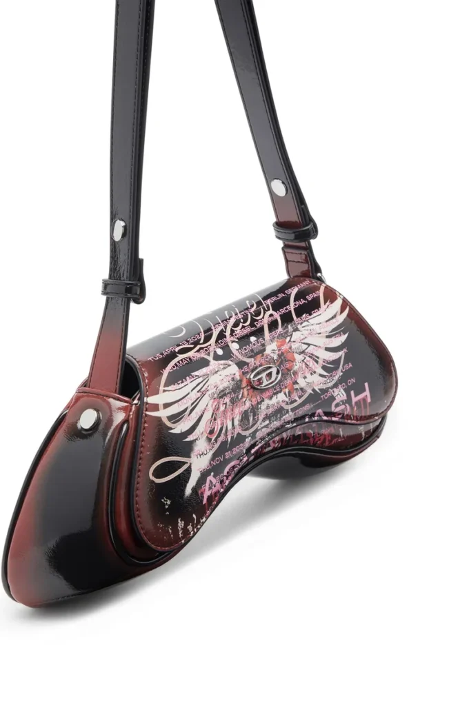 play crossbody Sac à bandoulière Play en PU brillant imprimé
