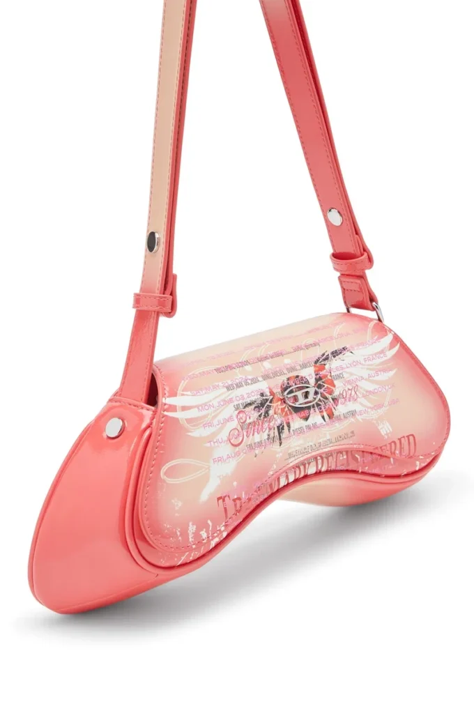 play crossbody Sac à bandoulière Play en PU brillant imprimé