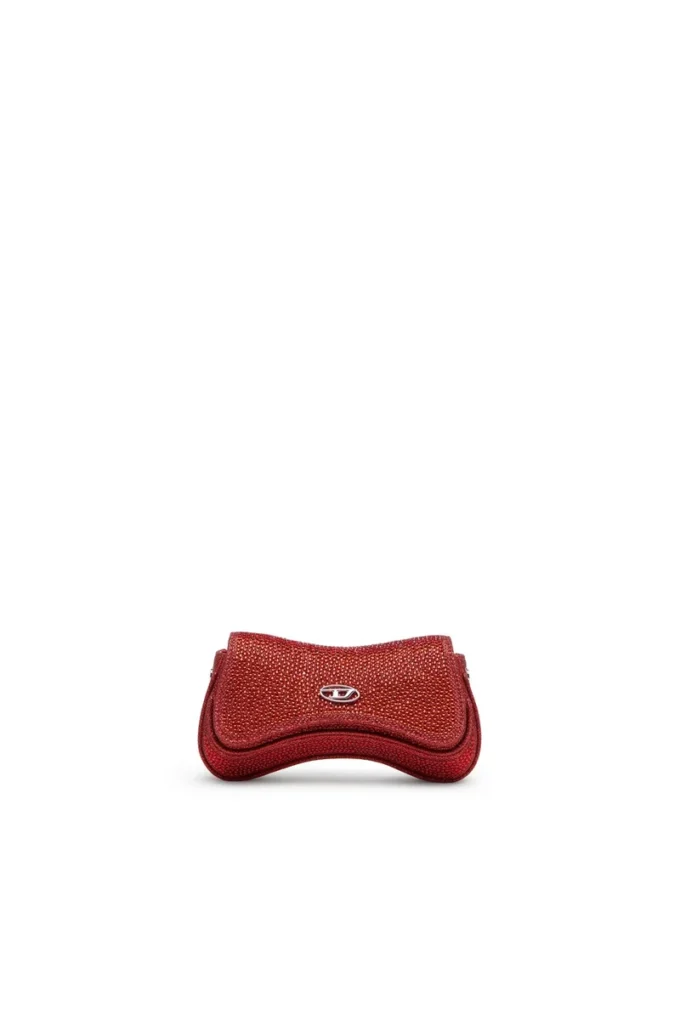 play crossbody xs Sac à bandoulière Play-Mini en lurex cristal