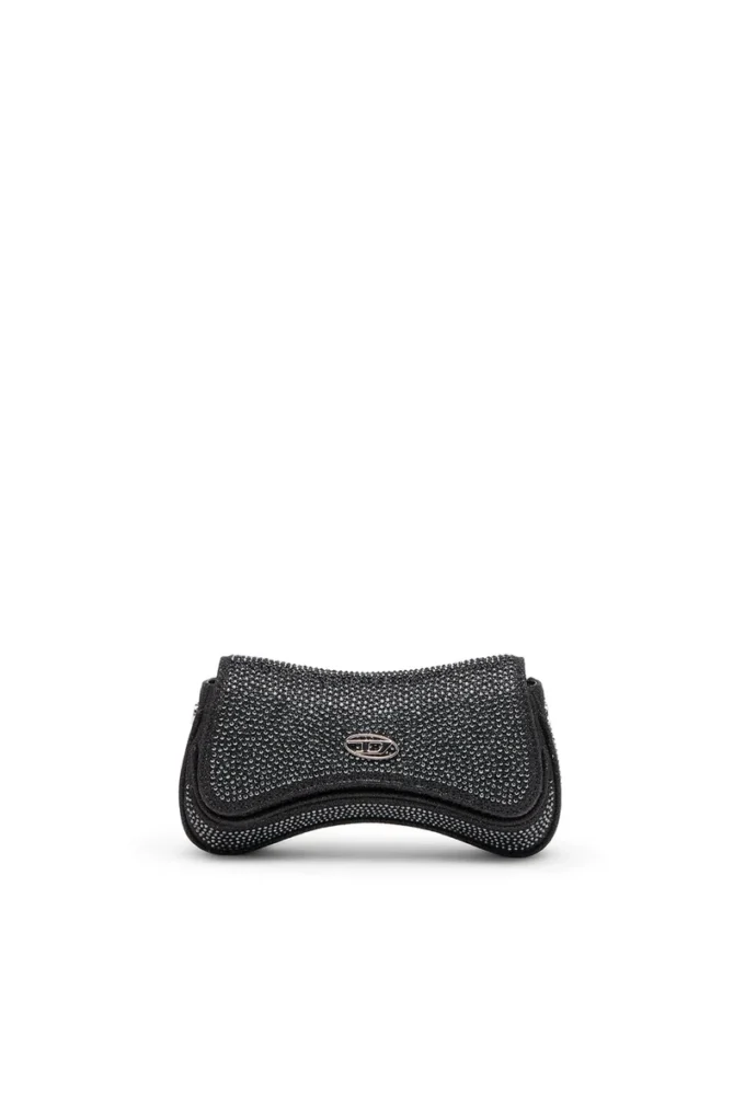 play crossbody xs Sac à bandoulière Play-Mini en lurex cristal