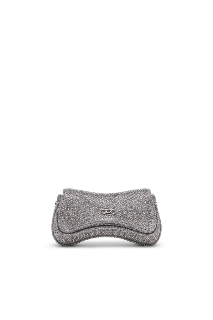 play crossbody xs Sac à bandoulière Play-Mini en lurex cristal