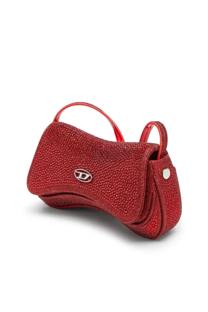 play crossbody xs Sac à bandoulière Play-Mini en lurex cristal