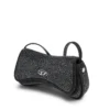play crossbody xs Sac à bandoulière Play-Mini en lurex cristal