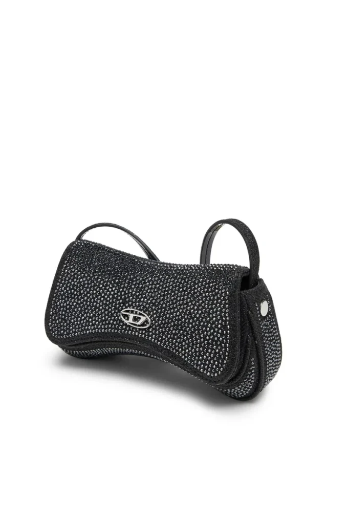 play crossbody xs Sac à bandoulière Play-Mini en lurex cristal