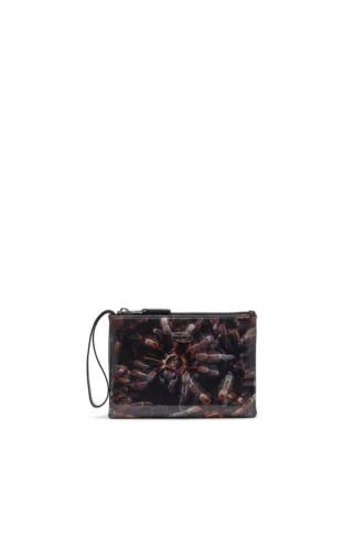 play pouch ii Pochette en PU brillant imprimé