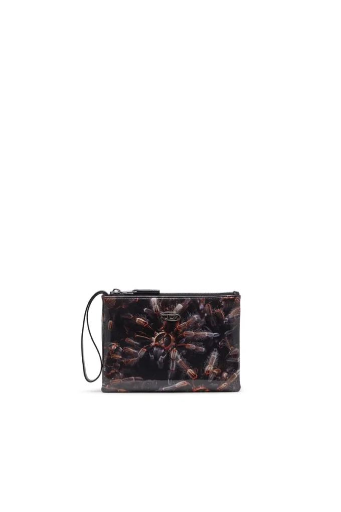 play pouch ii Pochette en PU brillant imprimé