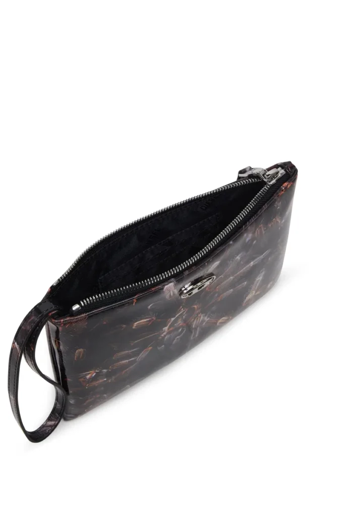 play pouch ii Pochette en PU brillant imprimé