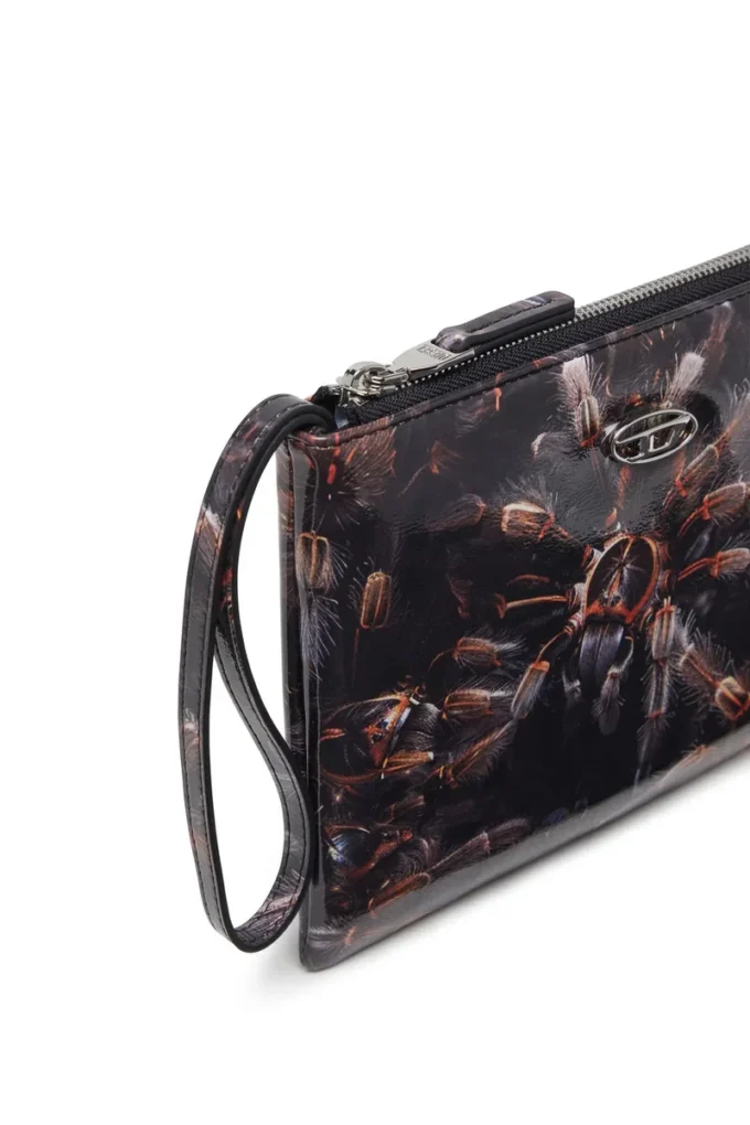 play pouch ii Pochette en PU brillant imprimé