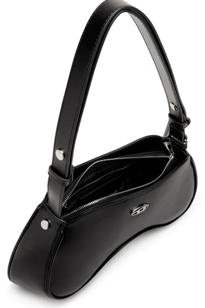 Play shoulder Sac à bandoulière en cuir semi-brillant Play