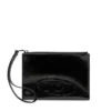 Pochette 1DR iii Pochette zippée en cuir miroir