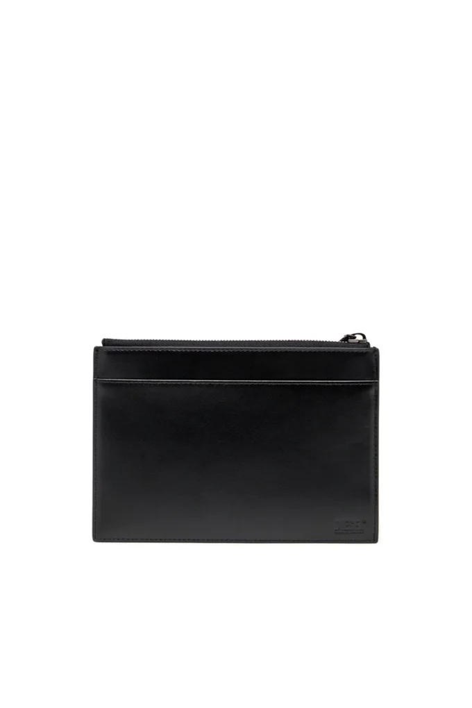 Pochette 1DR iii Pochette zippée en cuir miroir