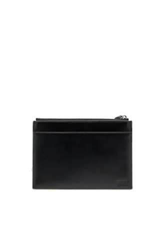 Pochette 1DR iii Pochette zippée en cuir miroir