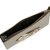 Pochette 1DR iii Pochette zippée en cuir miroir