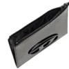 Pochette 1DR iii Pochette zippée en cuir miroir