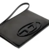 Pochette 1DR iii Pochette zippée en cuir miroir