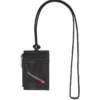 Porte-badge multi-poche Porte-badge en denim avec détails en cuir