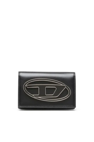 Porte-cartes 1DR iv Porte-cartes en cuir avec Oval D émaillé