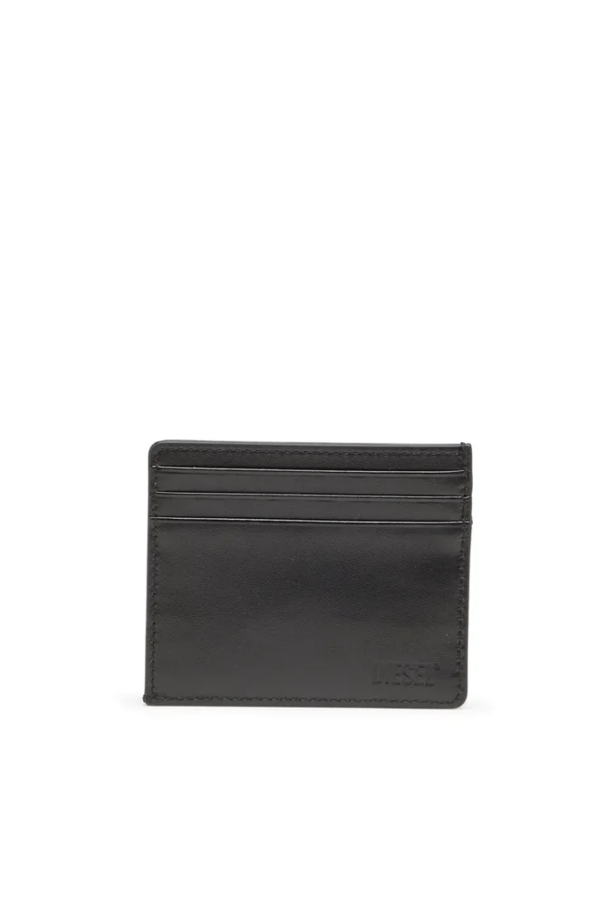 Porte-cartes 1DR Porte-cartes en coton délavé et cuir