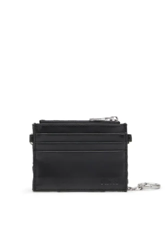 Porte-cartes avec chaîne Porte-cartes avec chaîne et poche à monnaie zippée