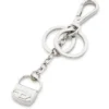 Porte-clés 1DR Porte-clés en métal avec breloque 1DR