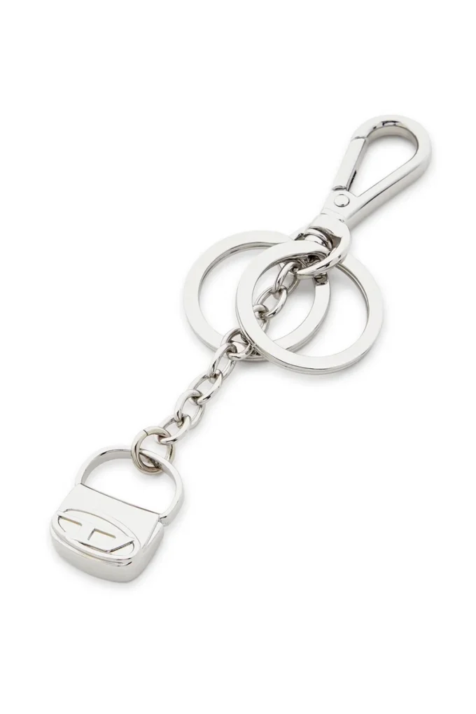 Porte-clés 1DR Porte-clés en métal avec breloque 1DR