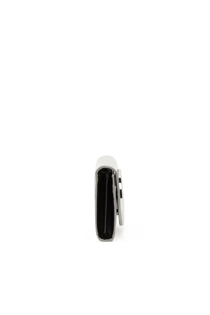Portefeuille à bandoulière 1DR Sac portefeuille en cuir miroir