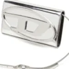 Portefeuille à bandoulière 1DR Sac portefeuille en cuir miroir