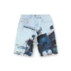 pr-d-rixford-s Short en denim avec imprimé délavé