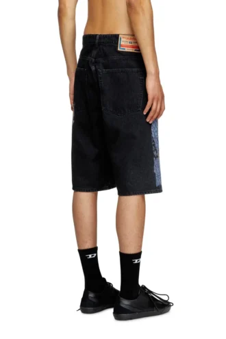 pr-d-rixford-s Short en denim avec imprimé multicolore