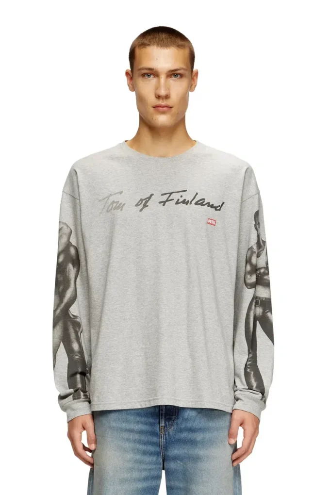 pr-t-boxt-ls-tom25 T-shirt à manches longues avec imprimé graphique