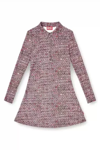 Robe en polyamide et élasthanne avec imprimé bouclé