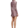 Robe en polyamide et élasthanne avec imprimé bouclé