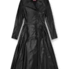 Robe-manteau midi Dragon avec détails motard