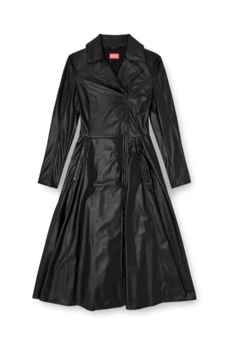 Robe-manteau midi Dragon avec détails motard