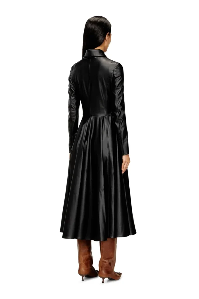 Robe-manteau midi Dragon avec détails motard