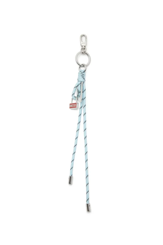 rope ii Charm en métal et corde avec pendentif Diesel