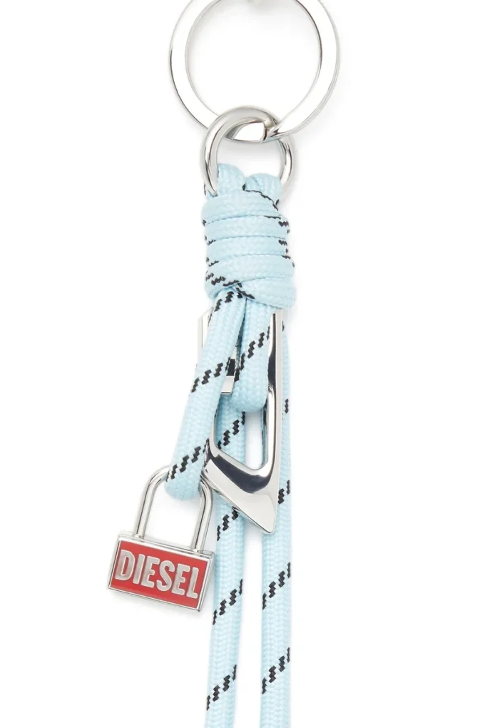 rope ii Charm en métal et corde avec pendentif Diesel