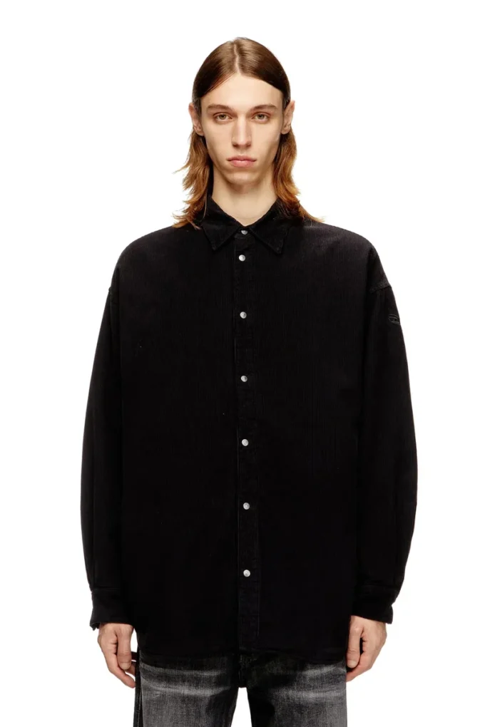s-baggy-padd-hgbk Chemise en coton avec broderie ovale D