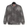 s-batel-v1 Veste zippée doublée en peluche effet denim