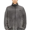 s-batel-v1 Veste zippée doublée en peluche effet denim