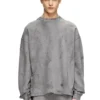 s-baxt-t1 Sweat-shirt effet craquelé avec micro-logo