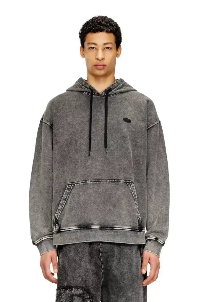 s-boxt-hood-den Sweat à capuche avec patch brut au dos