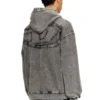 s-boxt-hood-den Sweat à capuche avec patch brut au dos