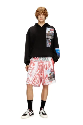 s-boxt-hood-t6 Sweat à capuche avec empiècements photo logo