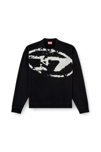 s-boxt-n5 Sweat-shirt avec logo floqué vieilli