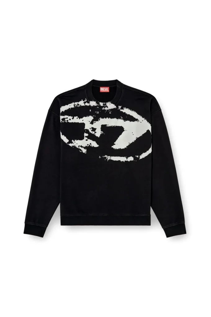 s-boxt-n5 Sweat-shirt avec logo floqué vieilli