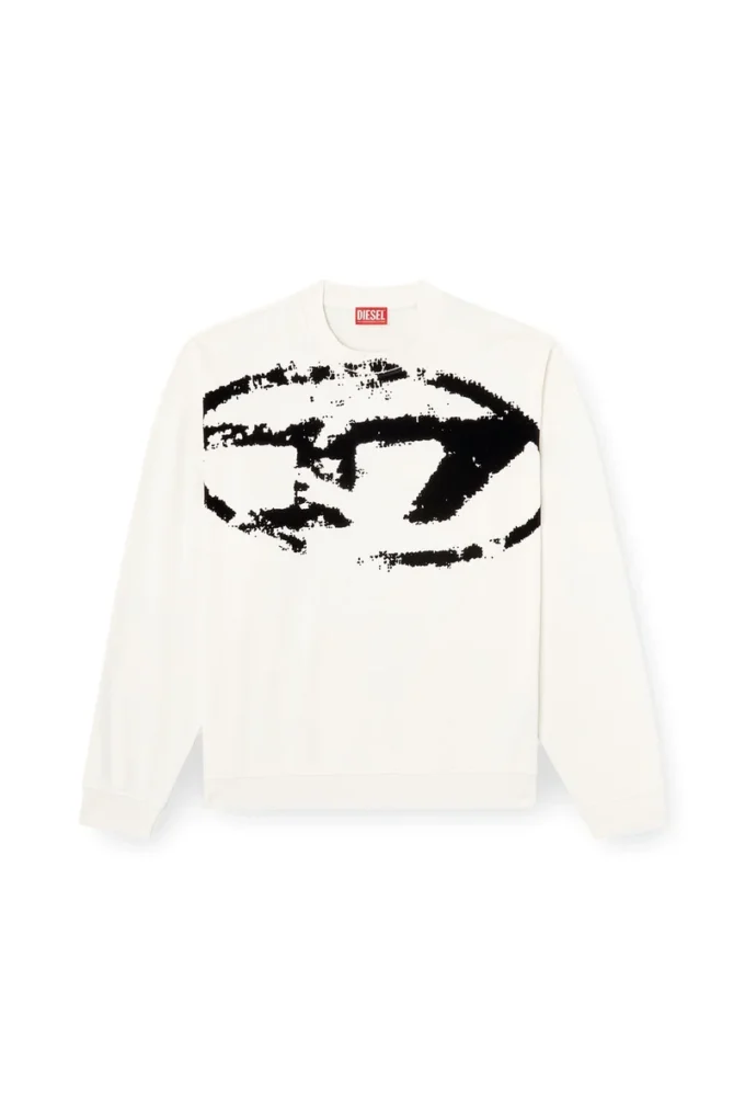 s-boxt-n5 Sweat-shirt avec logo floqué vieilli